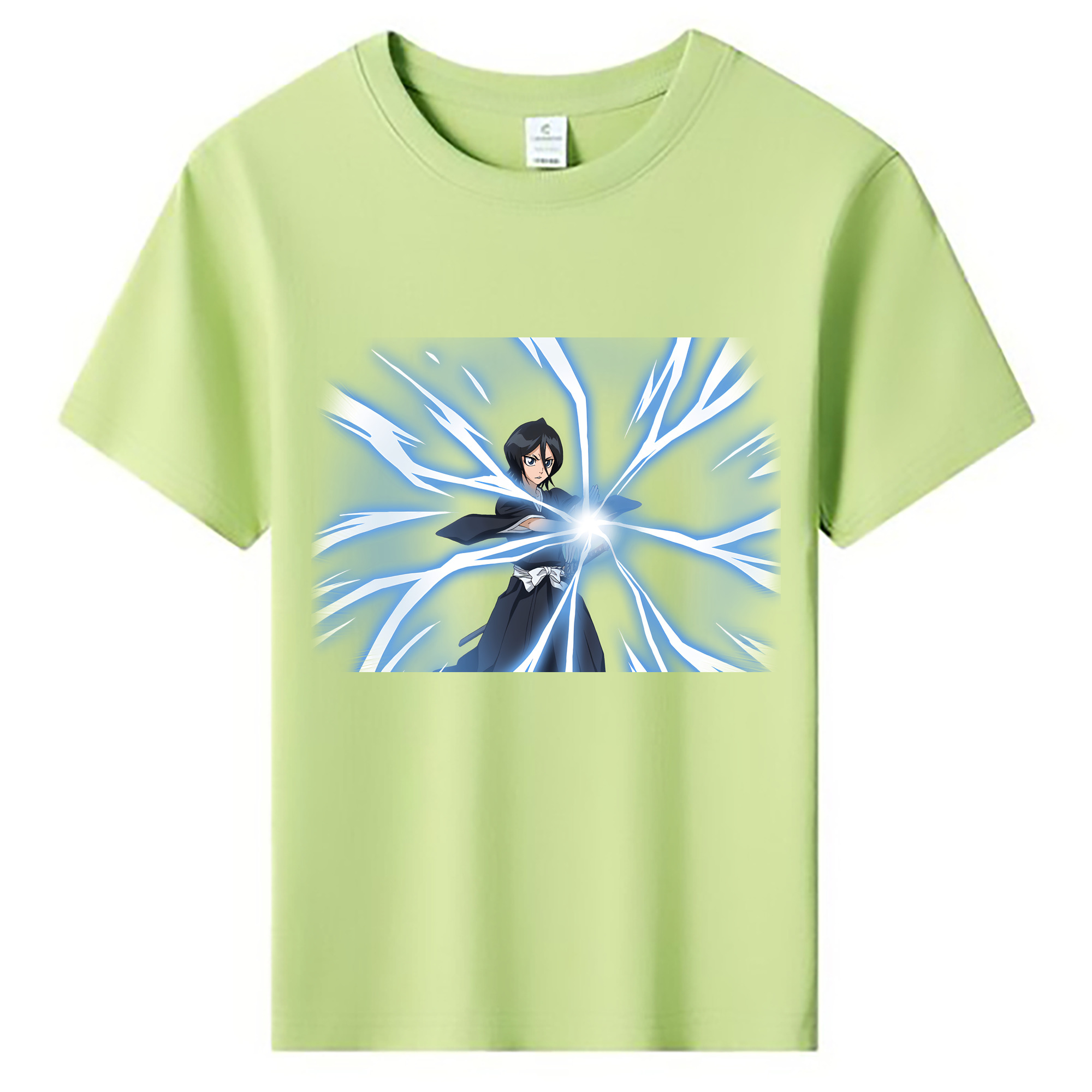 （画像用） ブリーチ 朽木ルキア BLEACH Kuchiki Rukia 綿100％キッズTシャツ（フロントプリント）